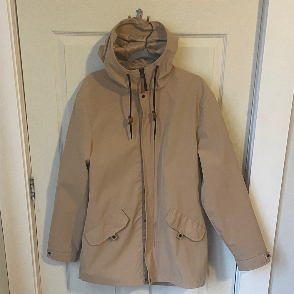 Men's Beige Raincoat